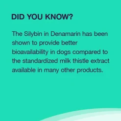 Nutramax Denamarin Liver Health Supplement for Dogs of All Sizes, With S-Adenosylmethionine (SAMe) and Silybin