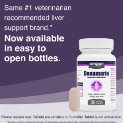 Nutramax Denamarin Liver Health Supplement for Large Dogs - With S-Adenosylmethionine (SAMe) and Silybin, Tablets