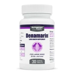 Nutramax Denamarin Liver Health Supplement for Large Dogs - With S-Adenosylmethionine (SAMe) and Silybin, Tablets