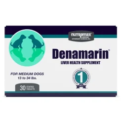 Nutramax Denamarin Liver Health Supplement for Medium Dogs - With S-Adenosylmethionine (SAMe) and Silybin, Tablets