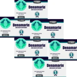 Nutramax Denamarin Liver Health Supplement for Medium Dogs - With S-Adenosylmethionine (SAMe) and Silybin, Tablets