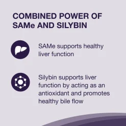 Nutramax Denamarin Liver Health Supplement for Medium Dogs - With S-Adenosylmethionine (SAMe) and Silybin, Tablets