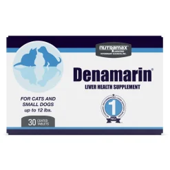 Nutramax Denamarin Liver Health Supplement for Small Dogs and Cats - With S-Adenosylmethionine (SAMe) and Silybin