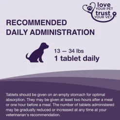Nutramax Denamarin Liver Health Supplement for Medium Dogs - With S-Adenosylmethionine (SAMe) and Silybin