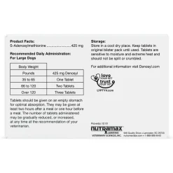 Nutramax Denosyl Liver and Brain Health Supplement for Large Dogs, With S-Adenosylmethionine (SAMe)