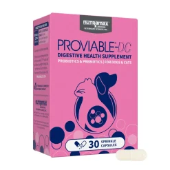 Nutramax Proviable-DC Digestive Health Supplement - Probiotics for Dogs & Cats