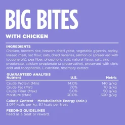 NutriSource Big Bites with Chicken Treats For Dogs (14 oz)