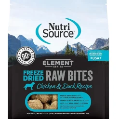 NutriSource Element Freeze Dried Raw Bites Dry Dog Food, Chicken & Duck Recipe
