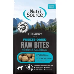 NutriSource Element Freeze Dried Raw Bites Dry Dog Food, Chicken & Duck Recipe