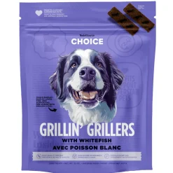 NutriSource Grillin' Grillers with Whitefish Chewy Dog Treats