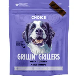 NutriSource Grillin' Grillers with Turkey Chewy Dog Treats