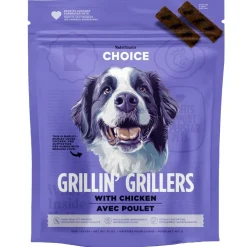 NutriSource Grillin' Grillers with Chicken Chewy Dog Treats