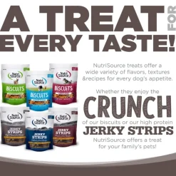 NutriSource Jerky Strips High Plains Select Recipe Dog Treats, 4-oz