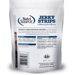 NutriSource Jerky Strips Outback Select Recipe Dog Treats, 4-oz
