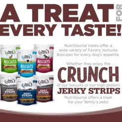 NutriSource Jerky Strips Prairie Select Recipe Dog Treats, 4-oz