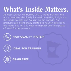 NutriSource Little Bites Grain Free with Beef Dog Treats, 6-oz