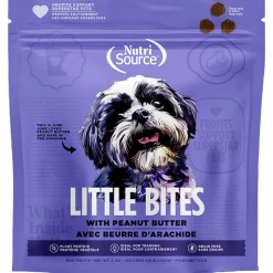 NutriSource Little Bites Grain Free with Peanut Butter Dog Treats, 6-oz