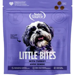 NutriSource Little Bites Grain Free with Turkey Dog Treats, 6-oz