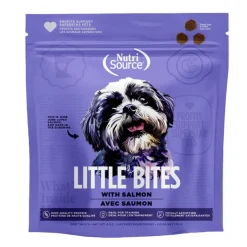 NutriSource Little Bites with Salmon Dog Treats, 6-oz