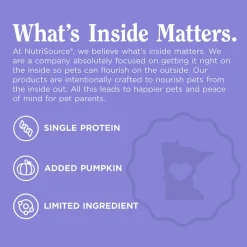NutriSource PureVita LID Jivin' Jerky Salmon Recipe Dog Treats, 4-oz