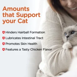 Nutri-Vet Hairball Cat Paw-Gel Chicken Flavor, 3-oz