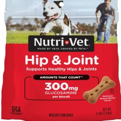 Nutri-Vet Hip & Joint Advanced Strength Biscuits for Dogs (4 lb)