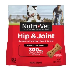 Nutri-Vet Hip & Joint Extra Strength Biscuits for Dogs (6 lb)