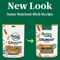 Nutro Crunchy Biscuits with Real Peanut Butter Treats For Dogs
