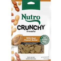 Nutro Crunchy Biscuits with Real Peanut Butter Treats For Dogs