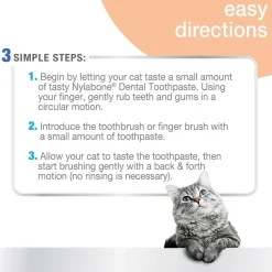 Nylabone Advanced Oral Care Original Flavor Cat Dental Kit, 3 count