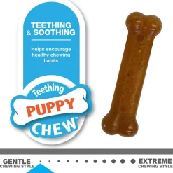 Nylabone Classic Puppy Chew Flavored Durable Dog Chew Toy, X-Small/Petite