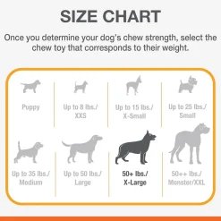 Nylabone Dura Chew Power Chew Textured Flavor Medley Dog Bone, Medium/Wolf