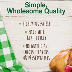 Nylabone Healthy Edibles Natural Dog Chews Long Lasting Turkey & Apple Treats for Dogs
