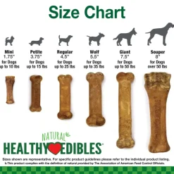 Nylabone Healthy Edibles Natural Long Lasting Chicken Flavor Dog Chew Treat