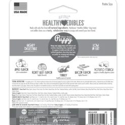 Nylabone Healthy Edibles Roast Beef, Turkey & Bacon Puppy Dog Treats - Variety Pack, 3-count