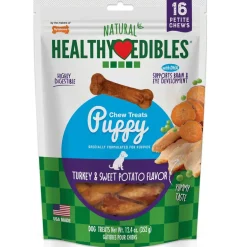 Nylabone Healthy Edibles with DHA Sweet Potato & Turkey Flavor Puppy Chew Treats