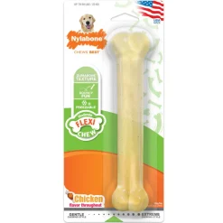 Nylabone Moderate Flexi Chew Chicken Flavor Dog Toy