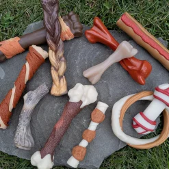 Nylabone Power Chew Braided Bully Stick Alternative Chew Toy for Dogs, Large