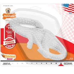 Nylabone Power Chew Dental Dinosaur Chicken Flavor Dog Toy, Large/Giant