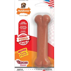Nylabone Power Chew Durable Dog Toy Bacon Flavor