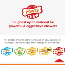 Nylabone Power Chew Durable Dog Toy Bacon Flavor