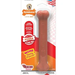 Nylabone Power Chew Durable Dog Toy Bacon Flavor