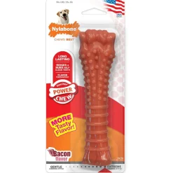 Nylabone Power Chew Durable Dog Toy Bacon Flavor
