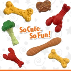 Nylabone Power Chew Lobster Dog Toy, Red