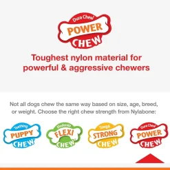 Nylabone Power Chew Lobster Dog Toy, Red