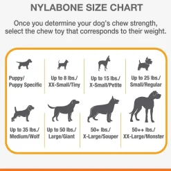 Nylabone Power Chew Monster Bone Big Dog Chew Toy Chicken, XX-Large