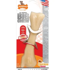 Nylabone Power Chew Monster Bone Big Dog Chew Toy Chicken, XX-Large