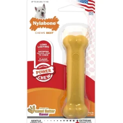 Nylabone Power Chew Peanut Butter Flavored Dog Chew Toy
