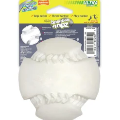 Nylabone Power Play Dog Baseball Gripz, Medium/Wolf