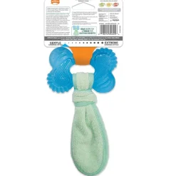 Nylabone Puppy Chew Freezer Teething Chill'n Chew Dog Toy, Peanut Butter Flavor, Small/Regular